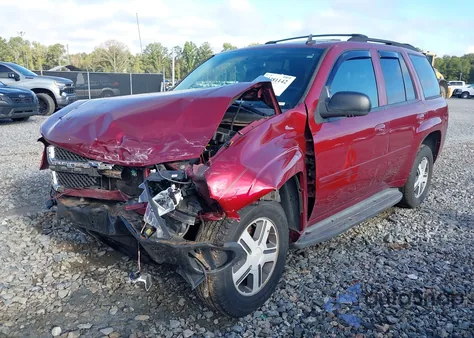 2006 Chevrolet Trailblazer Lt из США, поврежденный, VIN 1GNDS13S462317816